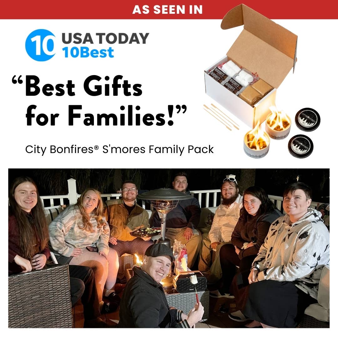 S'mores Family Pack – 2 City Bonfires + S'mores Kit for 8