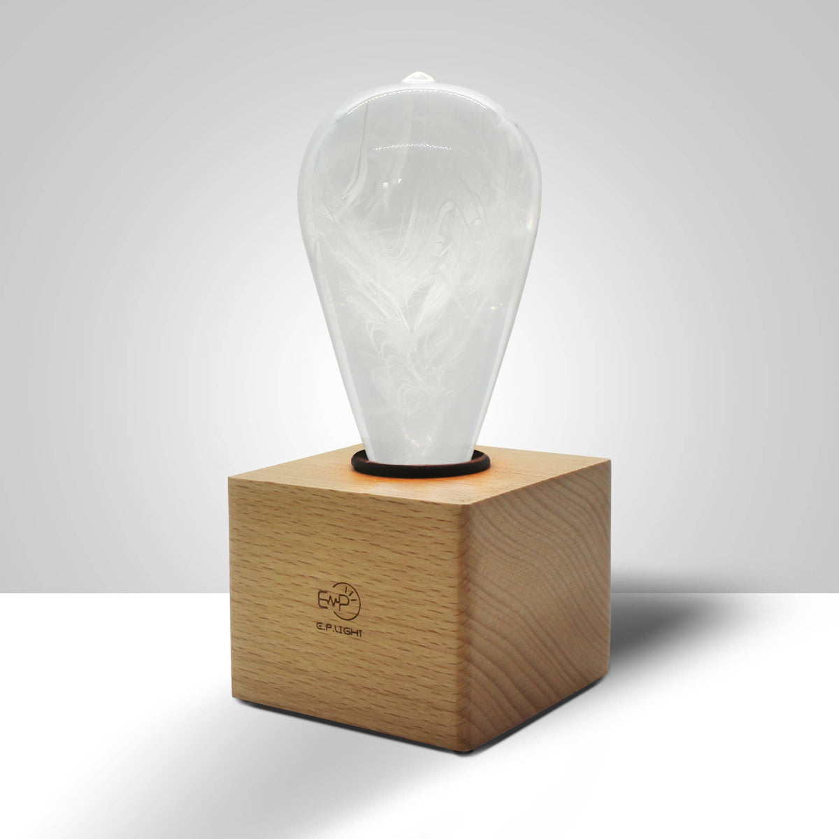 Snow Table Lamp - Bulb and Base
