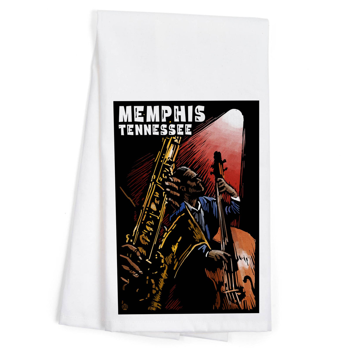 ORGANIC TEA TOWEL Memphis, Tennesse, Jazz Scene