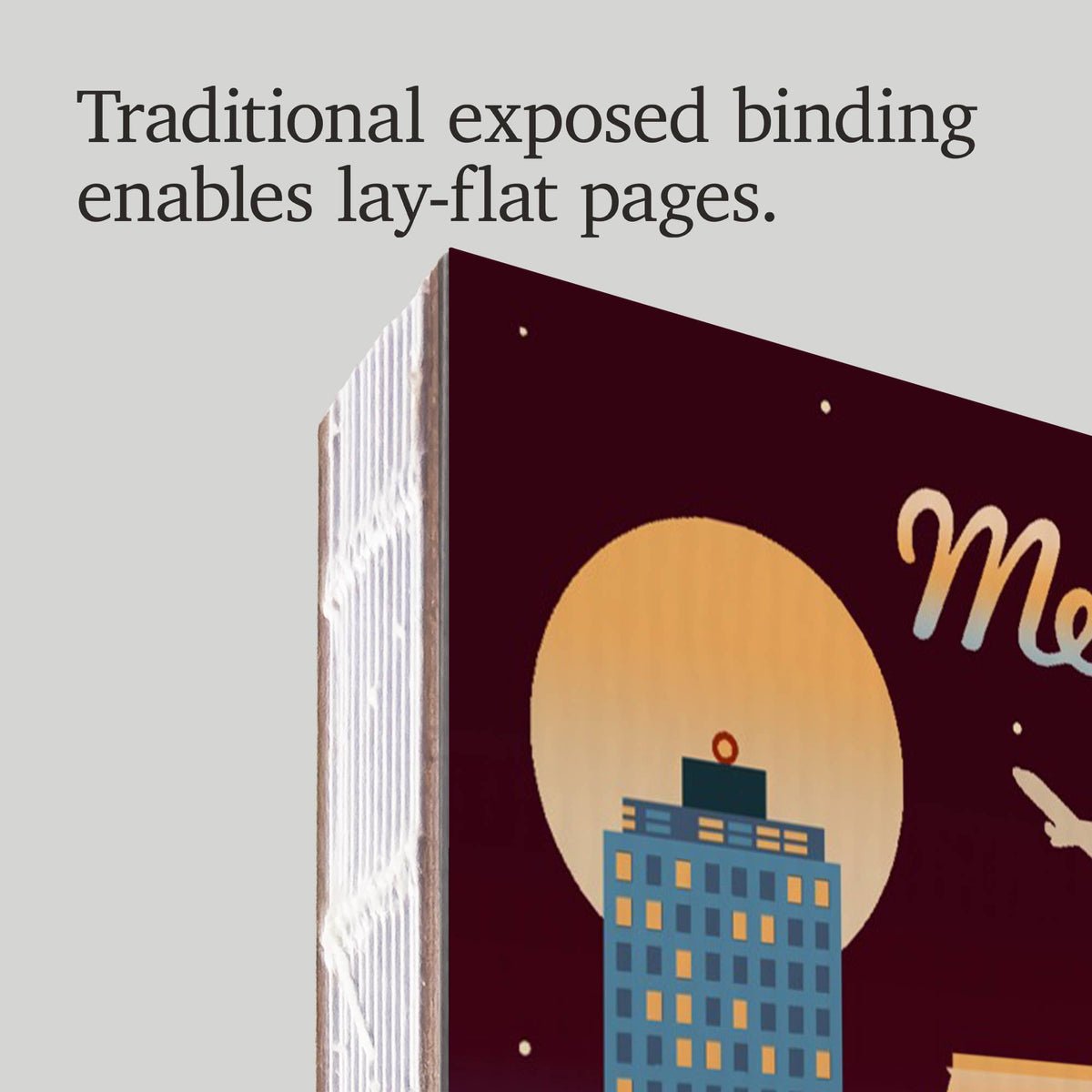 PREMIUM JOURNAL Memphis Tennessee Retro Skyline Chromatic
