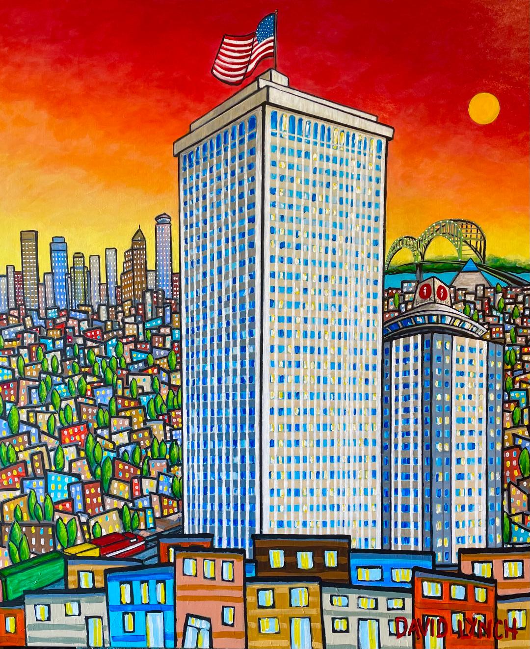 "Clark Tower" Original by David Lynch