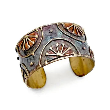 Copper Patina Cuff Bracelet