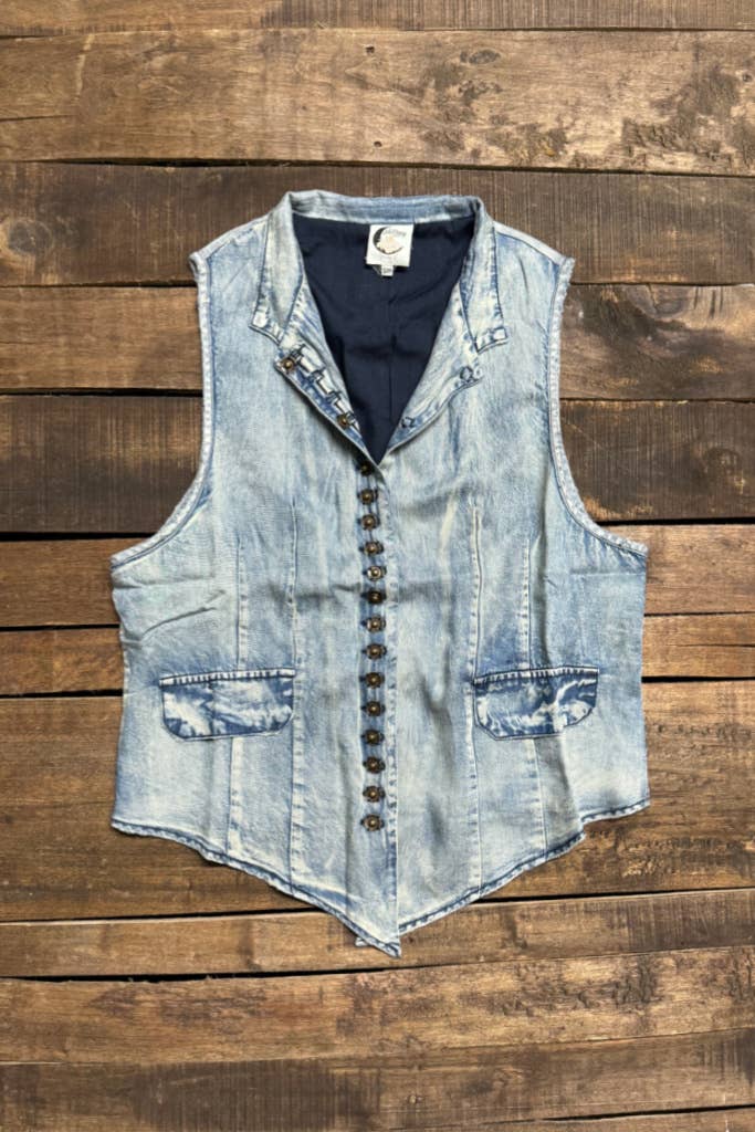 Mesmerized Vest - Chambray: