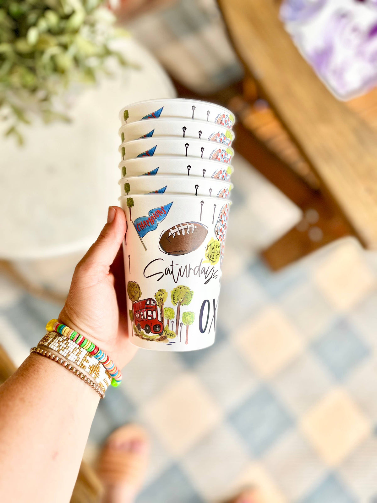 Oxford Reusable Party Cups, gifts, college games, alumni: Unwrapped