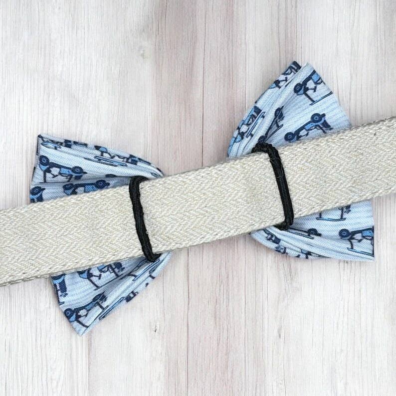 Golf Cart Dog Bow Tie, Golf Dog Collar Bow, Golfer Gift, Handmade