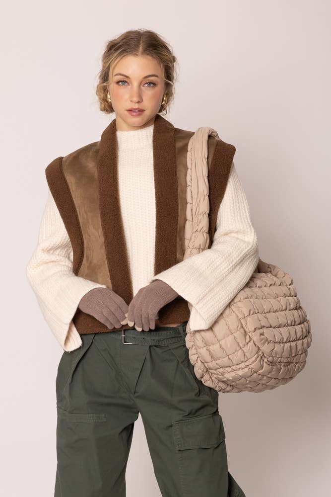 Cora Large Quilted Puffer Women's Tote Bag