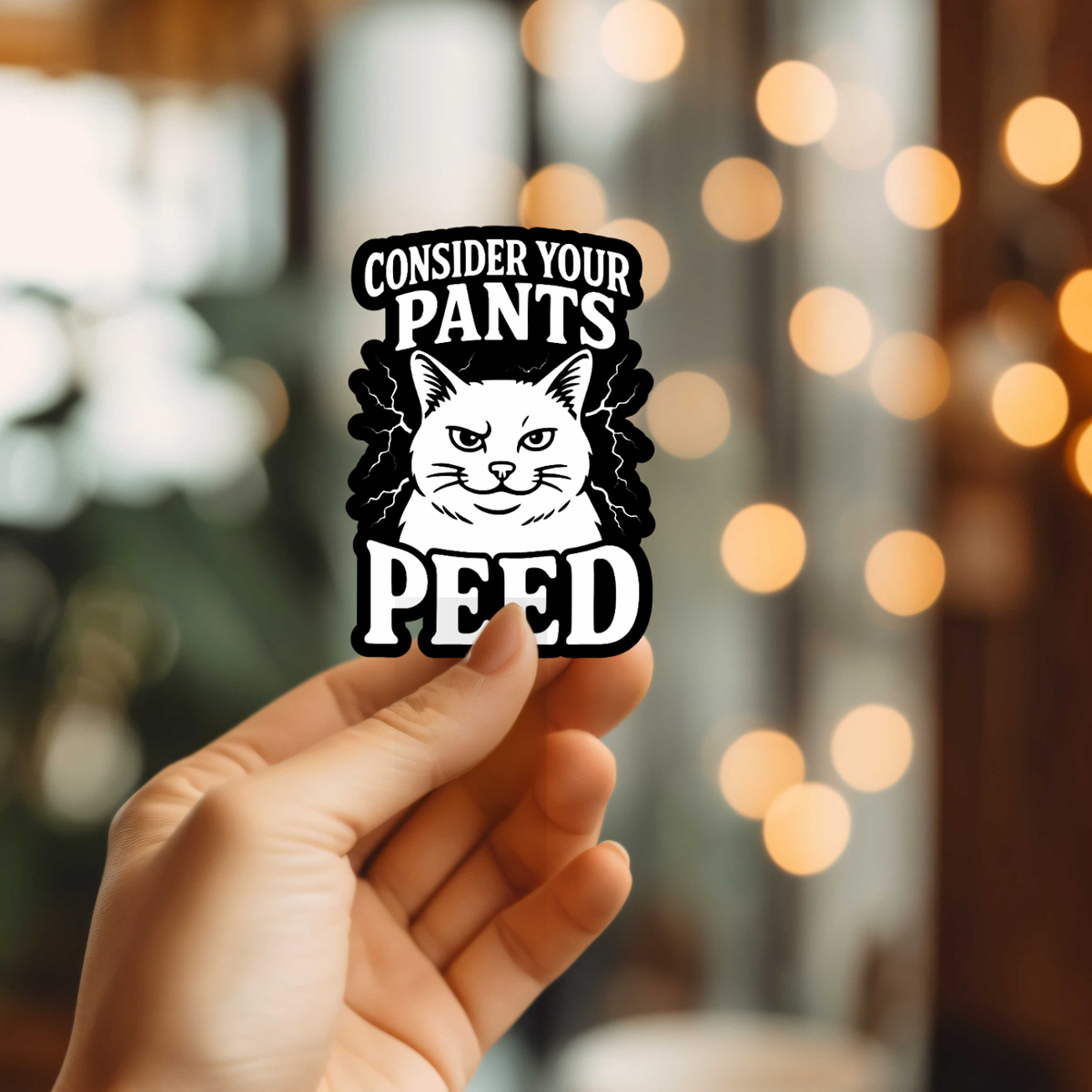 Funny Consider Your Pants Peed Vinyl Sticker