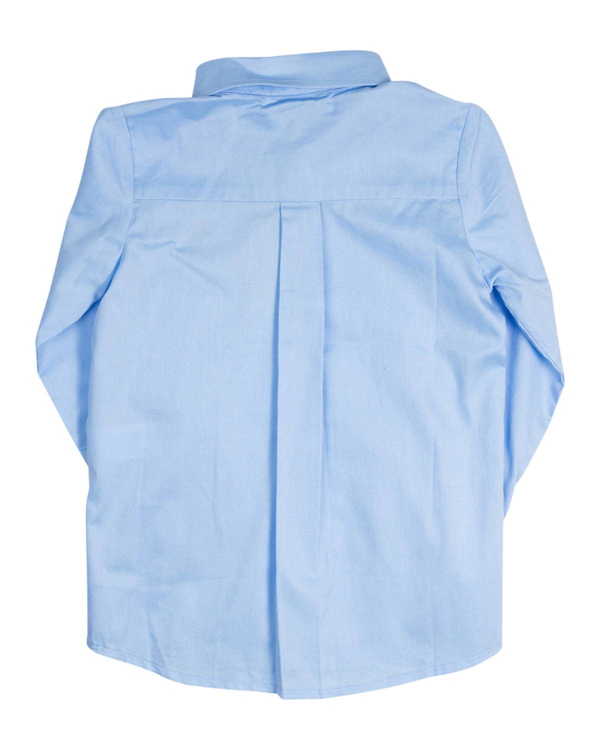 Light Blue Hand Embroidered Turkey Shirt: 5