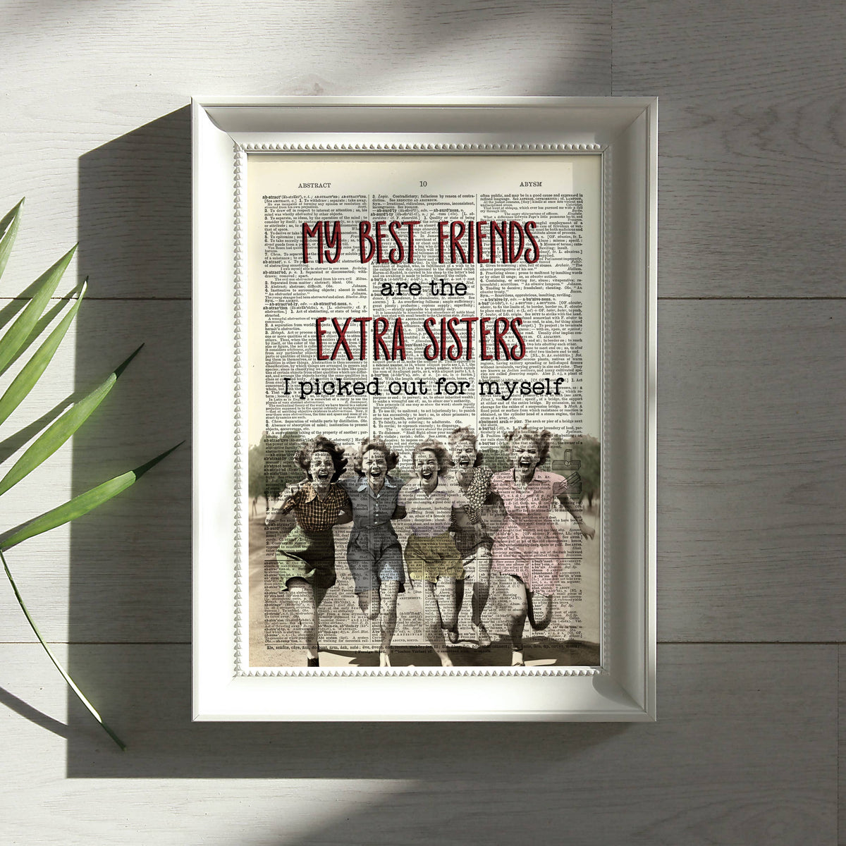 Art Print Dictionary Page | My Best Friends Are