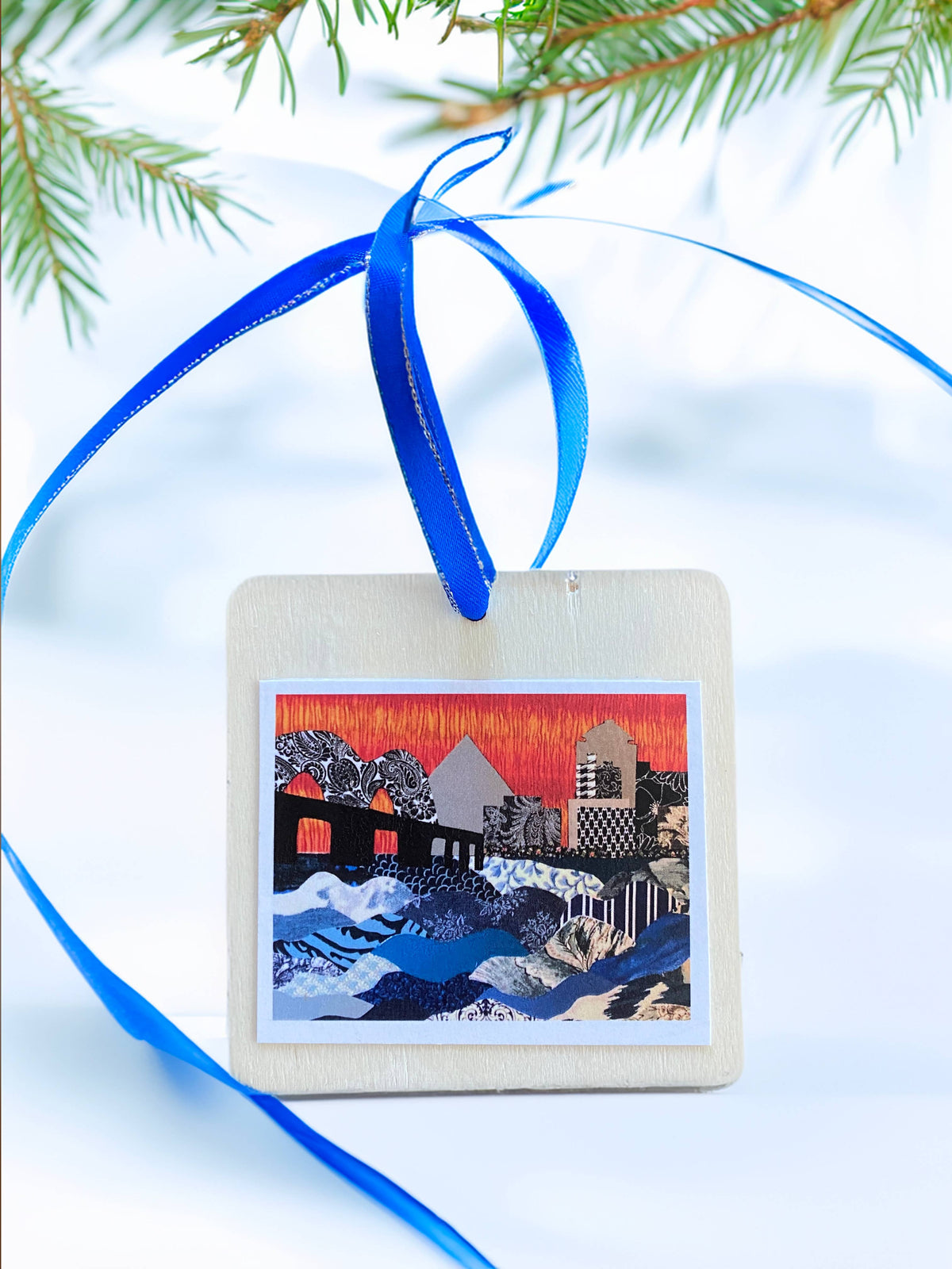 Skyline Sunrise ornament
