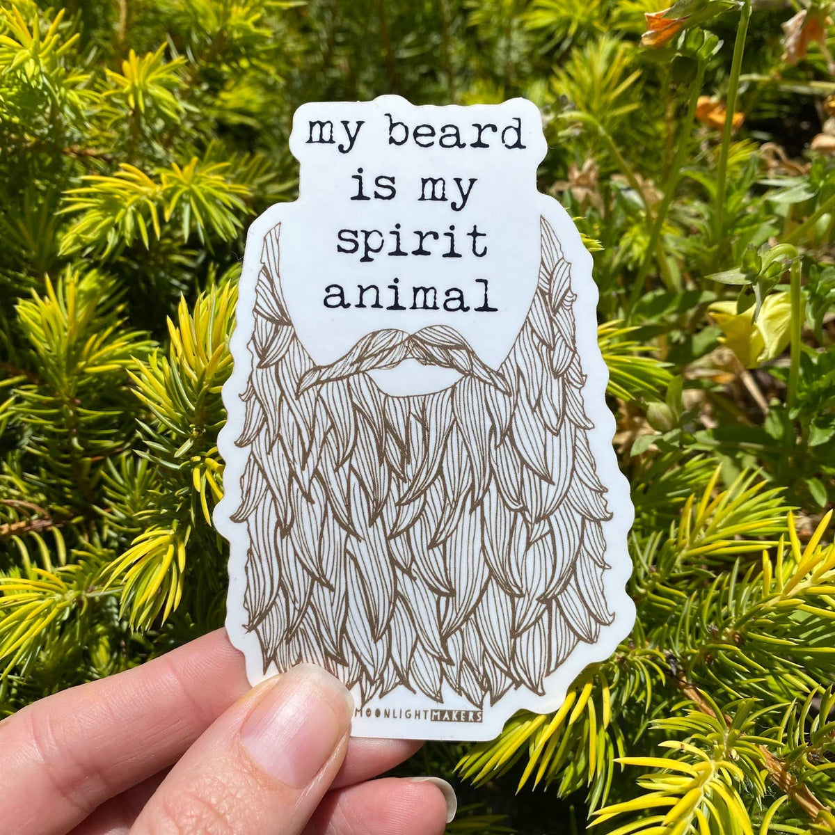 My Beard Is My Spirit Animal - Stickers