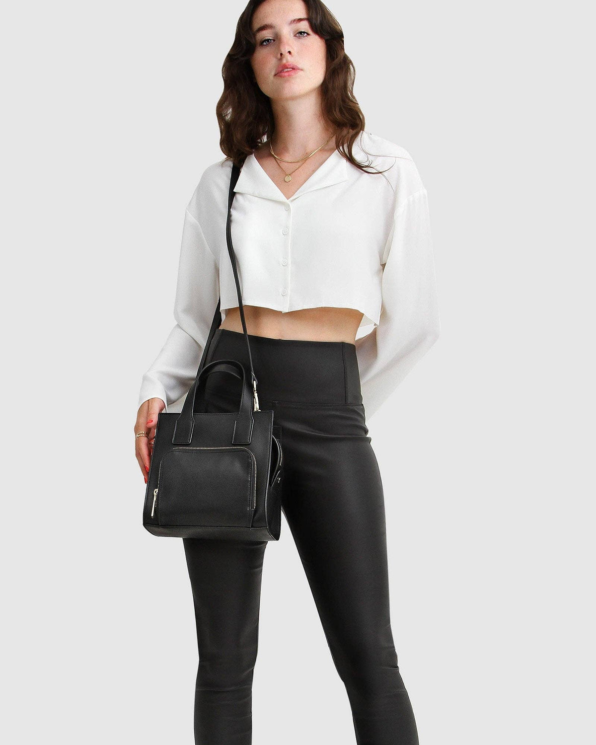 City Slicker Coated Legging - Black: S