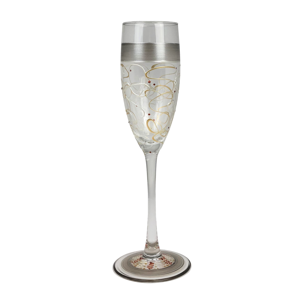 Celebration Streamers Champagne Glasses