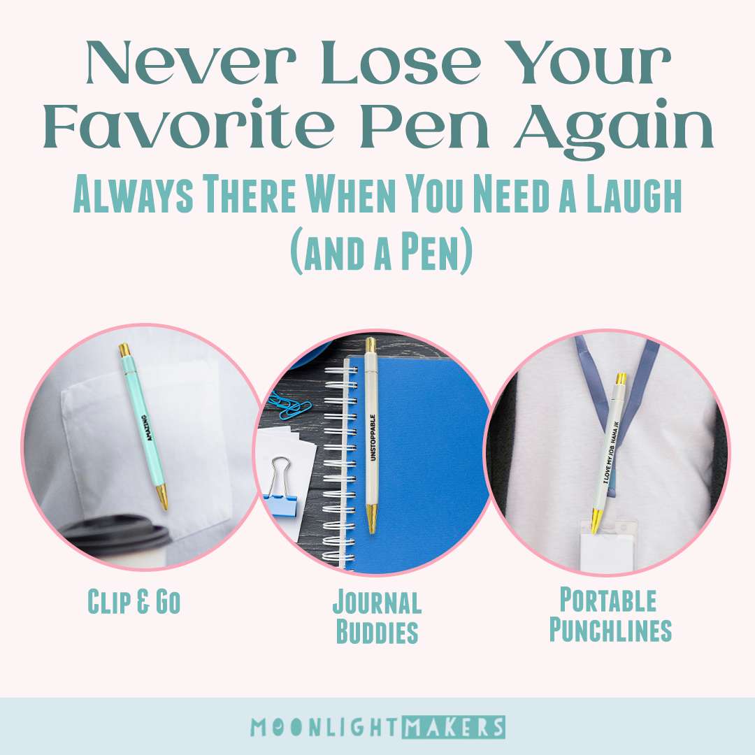 Adulting In Progress - Pen Set - Funny Gift : With Plastic Sleeves