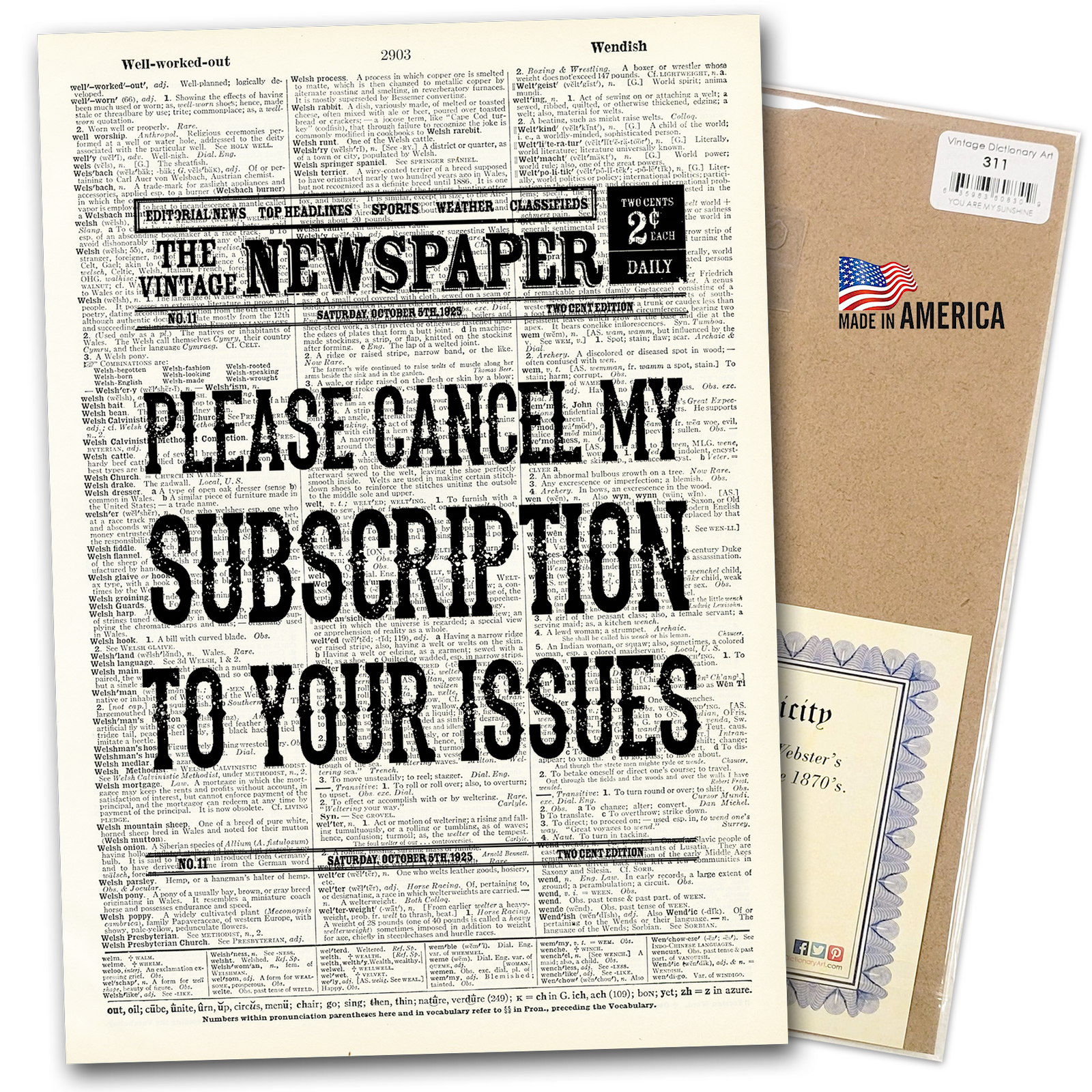 Vintage Home Decor | cancel my subscription