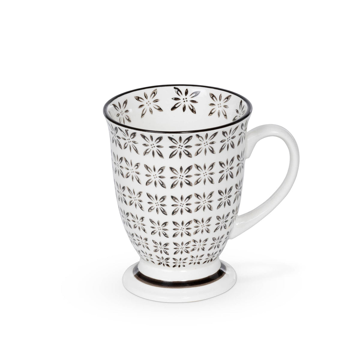 Norden Pattern Footed Mug