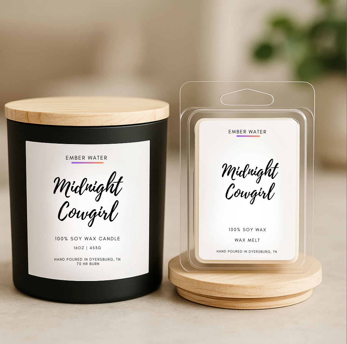 Midnight Cowgirl 16 oz 100% Soy Candle