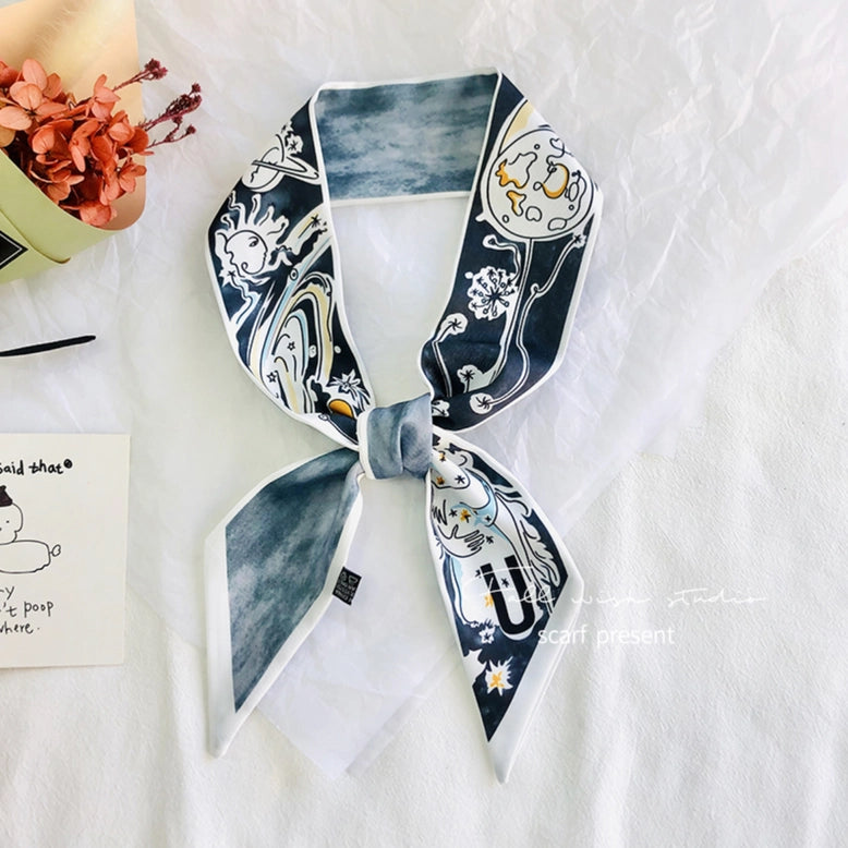 Ribbon Scarf/ Purse Scarf