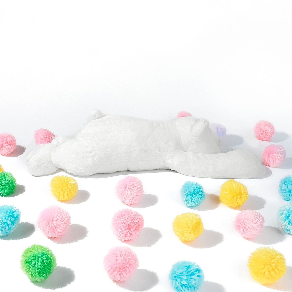 Polar Bear Plush Toy, White (36")