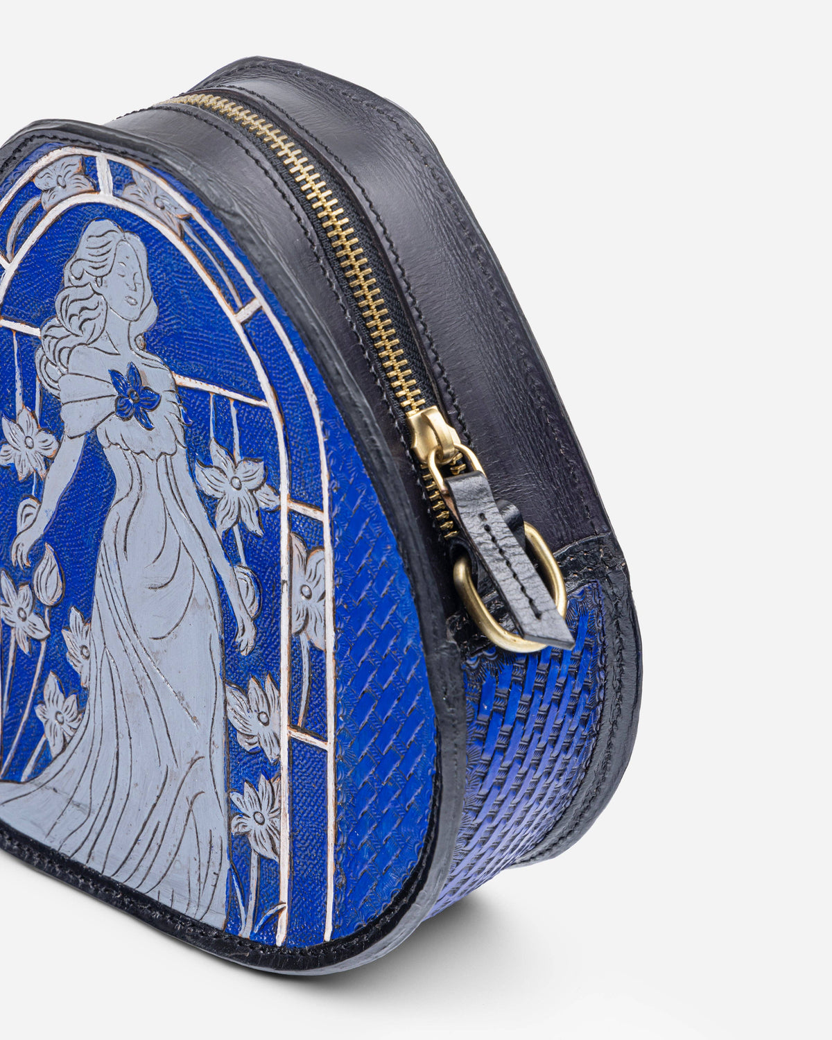 Royal Blue Leather Bag