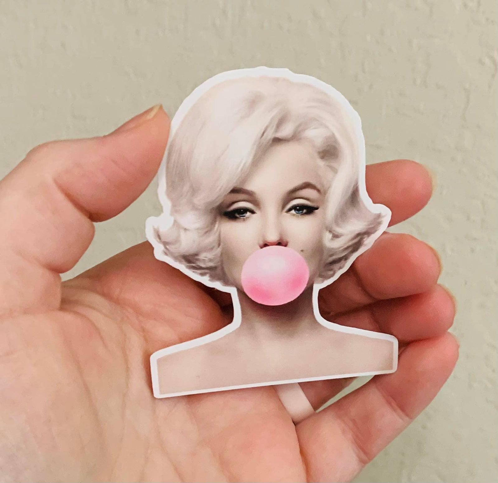 Marilyn Gum-Marilyn Sticker/ Glossy Vinyl