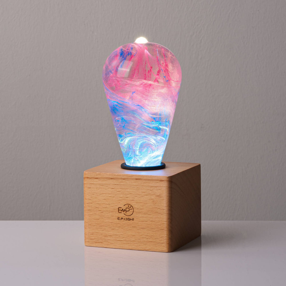 EP LIGHT Handmade Elsa Led Light Bulb Novelty Gifts: Bulb+Vintage Base