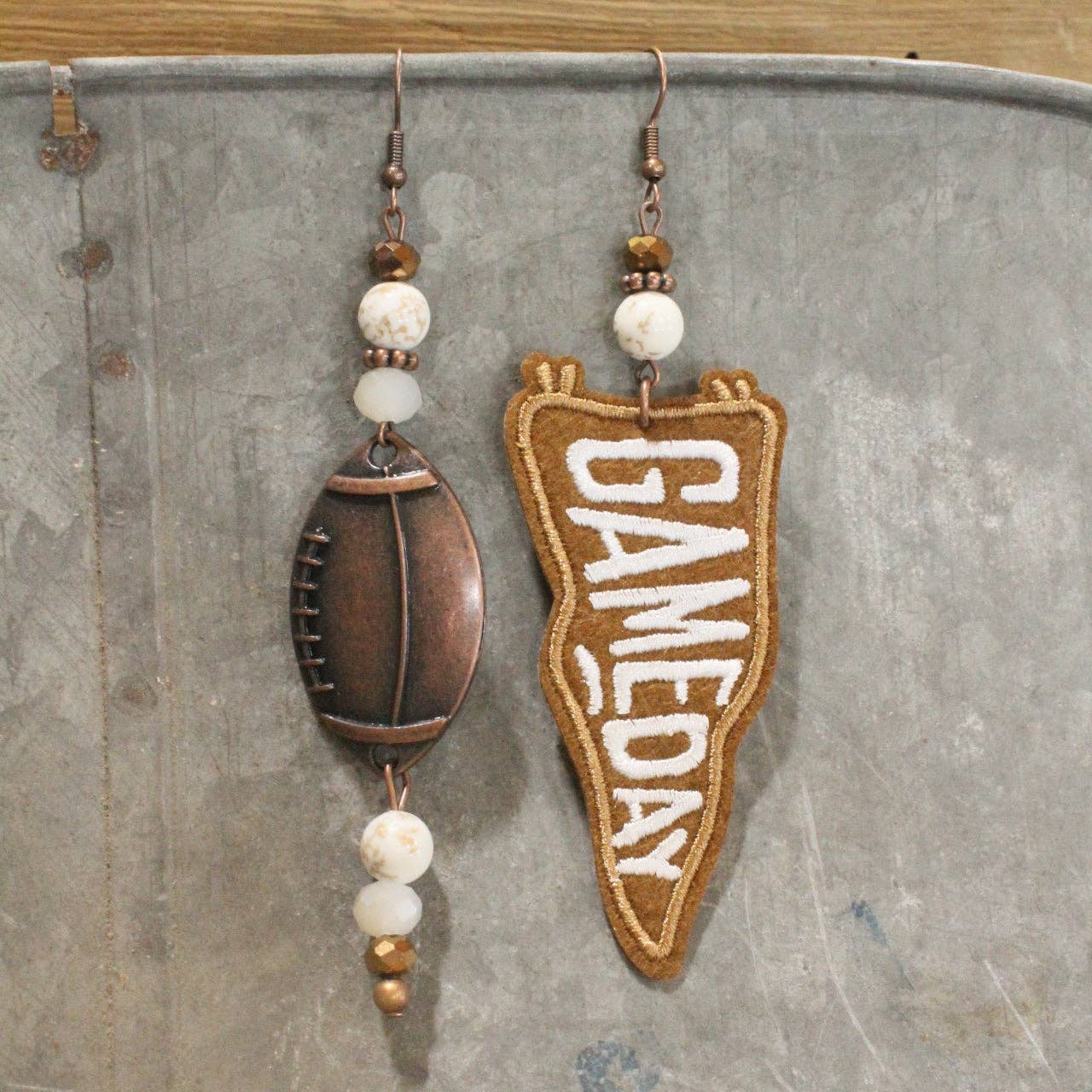 Game Day Fun Dangle Drop Earrings