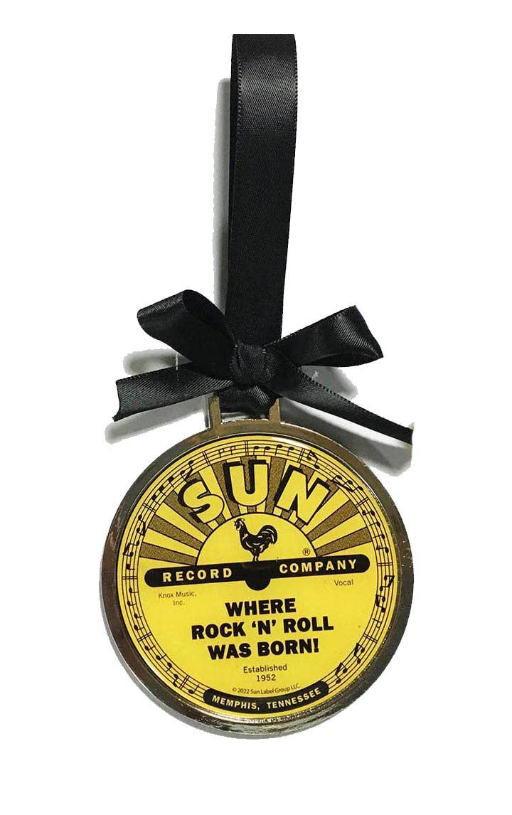 Sun Record Ornament - Rock & Roll