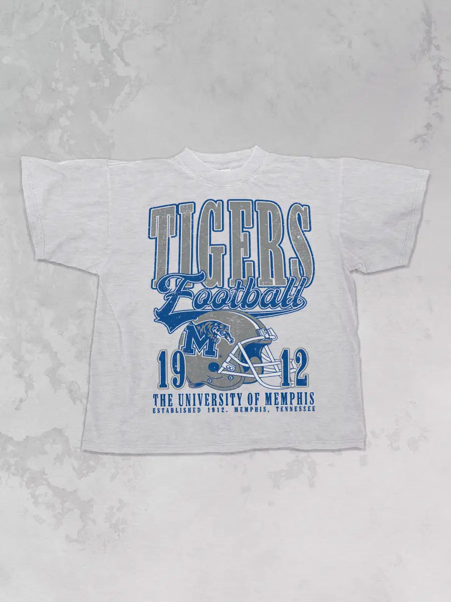 90's Memphis Tigers Football Vintage Oversized Tshirt