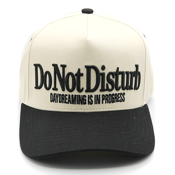 "Do Not Disturb" Puff Embroidered Trucker Hat