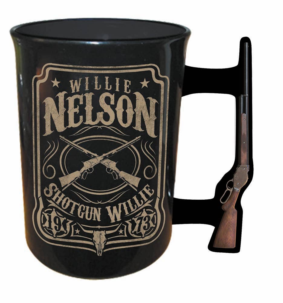 Willie Nelson Mug - Shotgun Rifle Handle