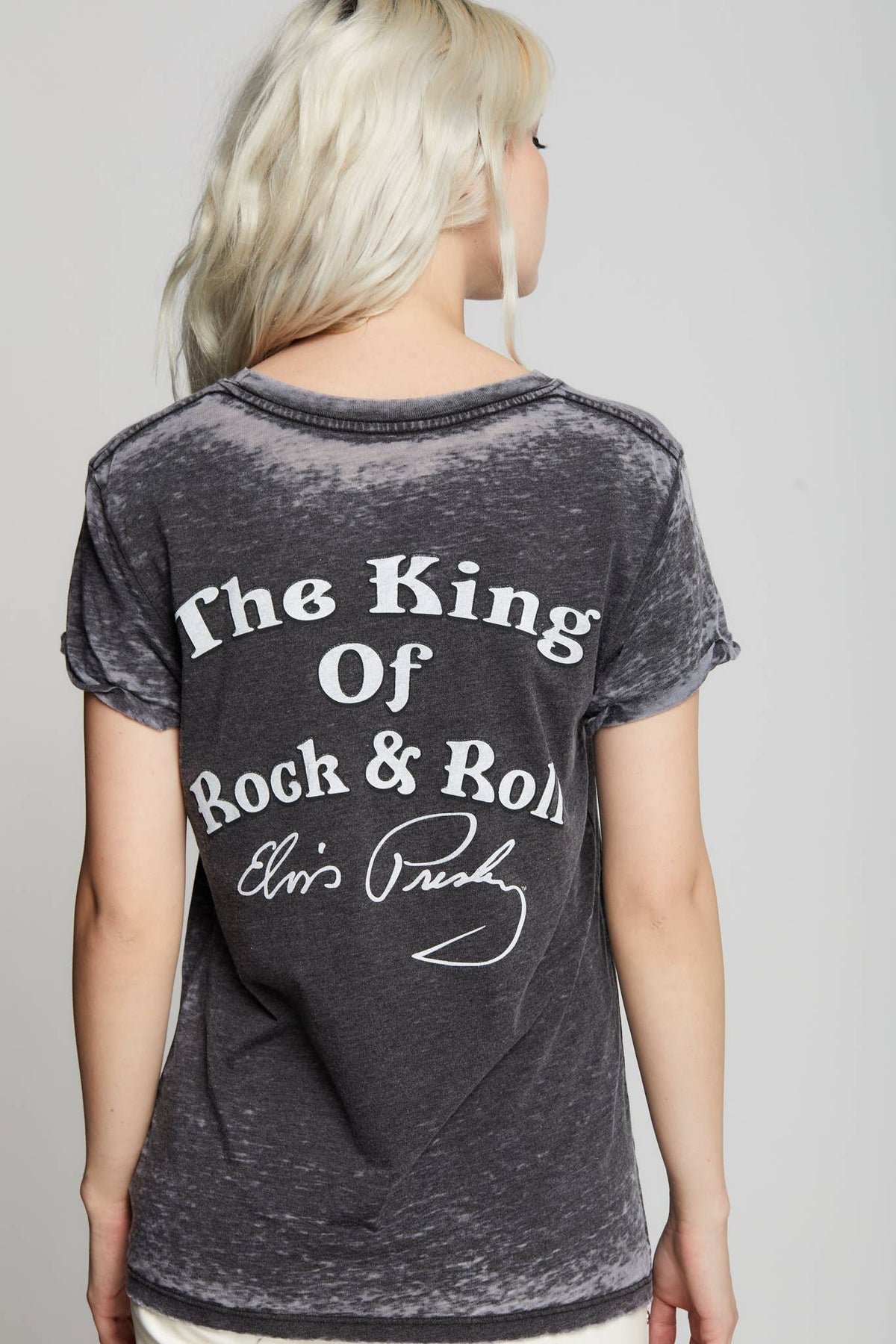 302268 - 228 Sun Records X Elvis Burn Out Tee