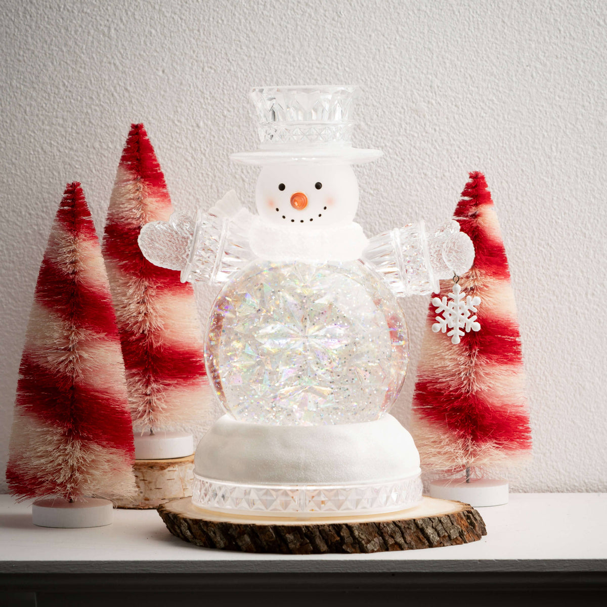 LED SNOWMAN ROTATING GLOBE