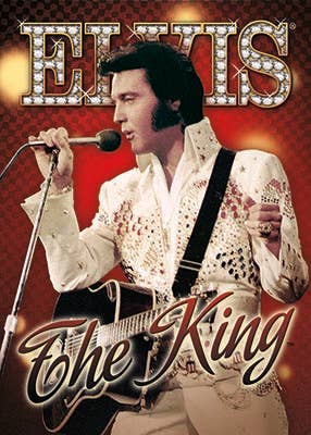 Elvis Magnet - The King Red