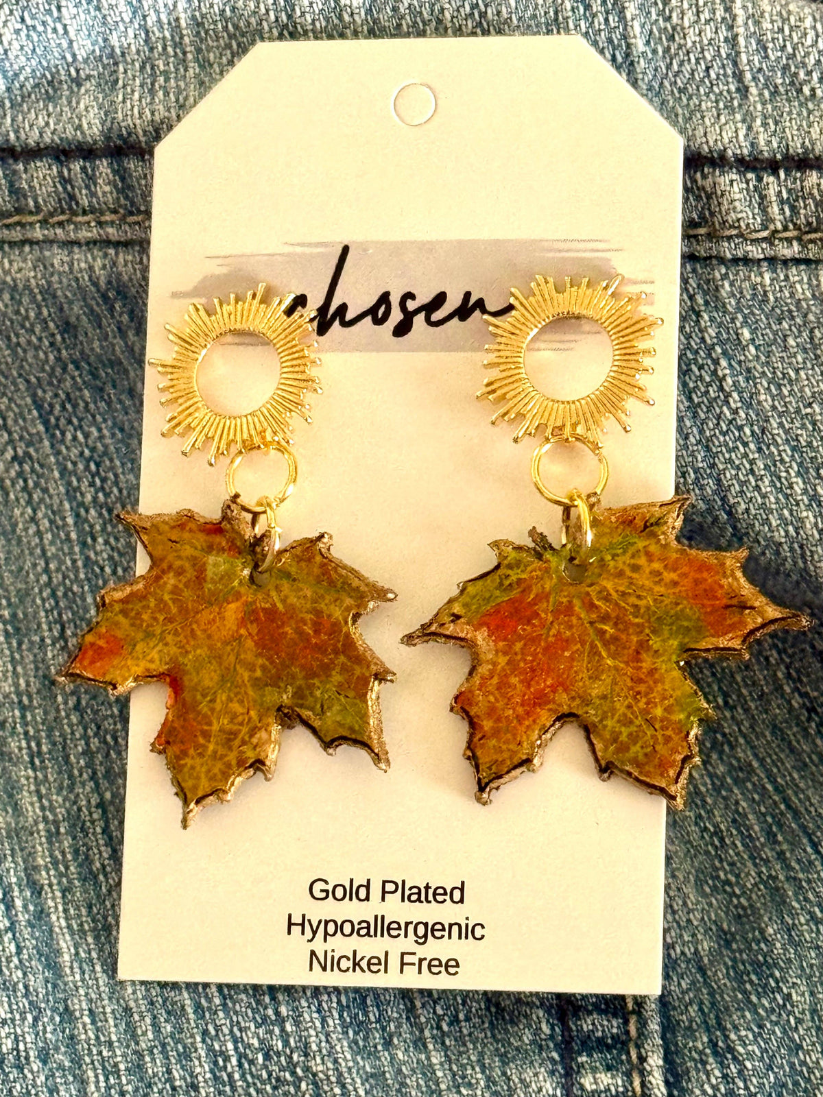 Falling Leaf Earrings