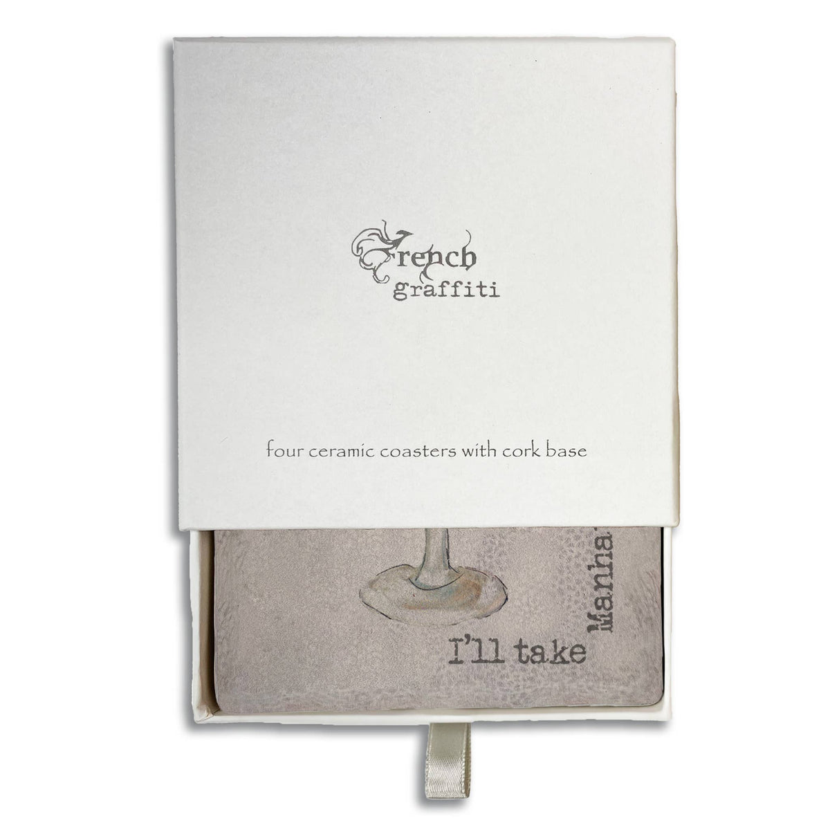 I'll Take Manhattan Absorbent Coaster Set