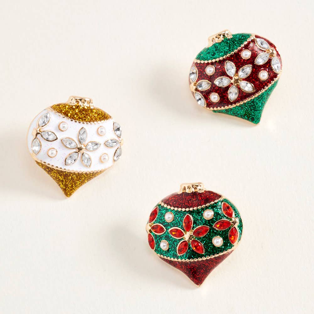 3PCS - Christmas Ornament Brooch Set