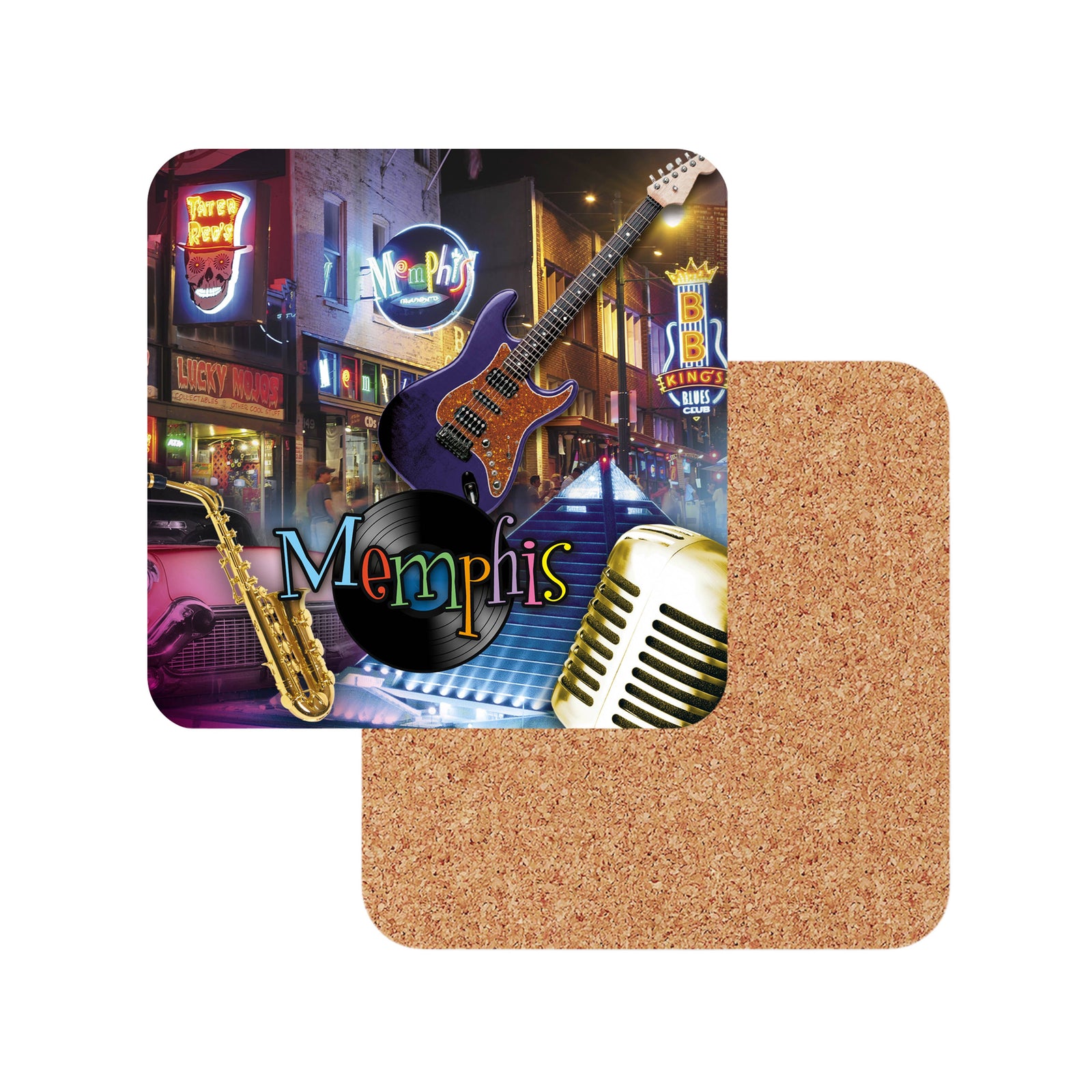 Memphis Coasters - Collage w/ Mic