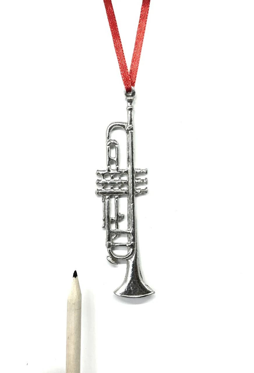 Handmade Music Christmas Ornament - Trumpet