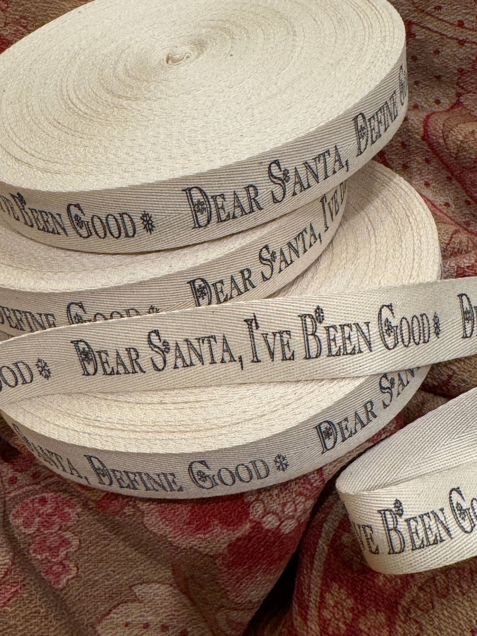 Dear Santa, I've Been Good ~ Dear Santa, Define Good Ribbon