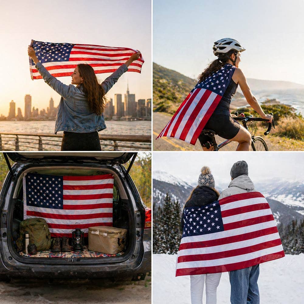 Large Classic American USA Flag Banner