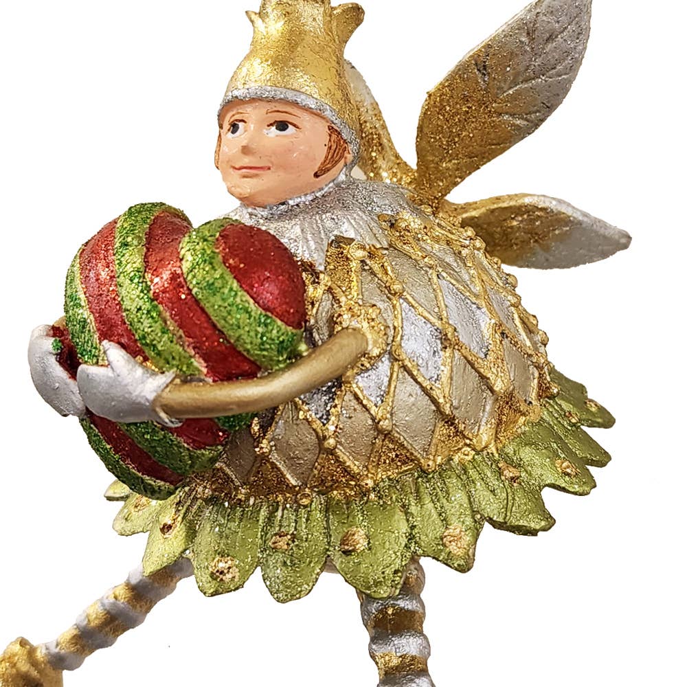 5" Fairy w/ Heart Orn (Dark Champagne)