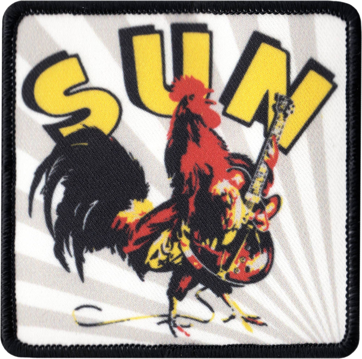 Patch - Sun Records - Rooster Playing Guitar