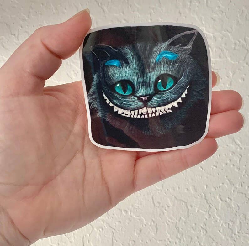 Cheshire Cat-Alice In Wonderland Sticker Matte Vinyl