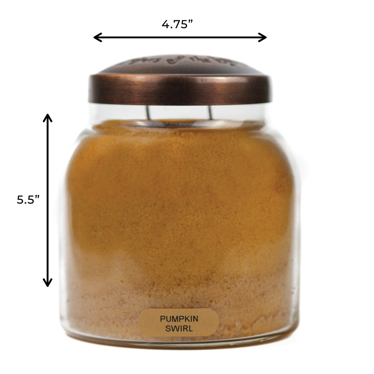 Pumpkin Swirl KOTL Papa Candle (34oz.) - Pumpkin Swirl