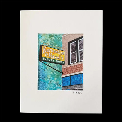 Memphis Matted 8" x 10" Prints: Local artist AnnaMade Designs