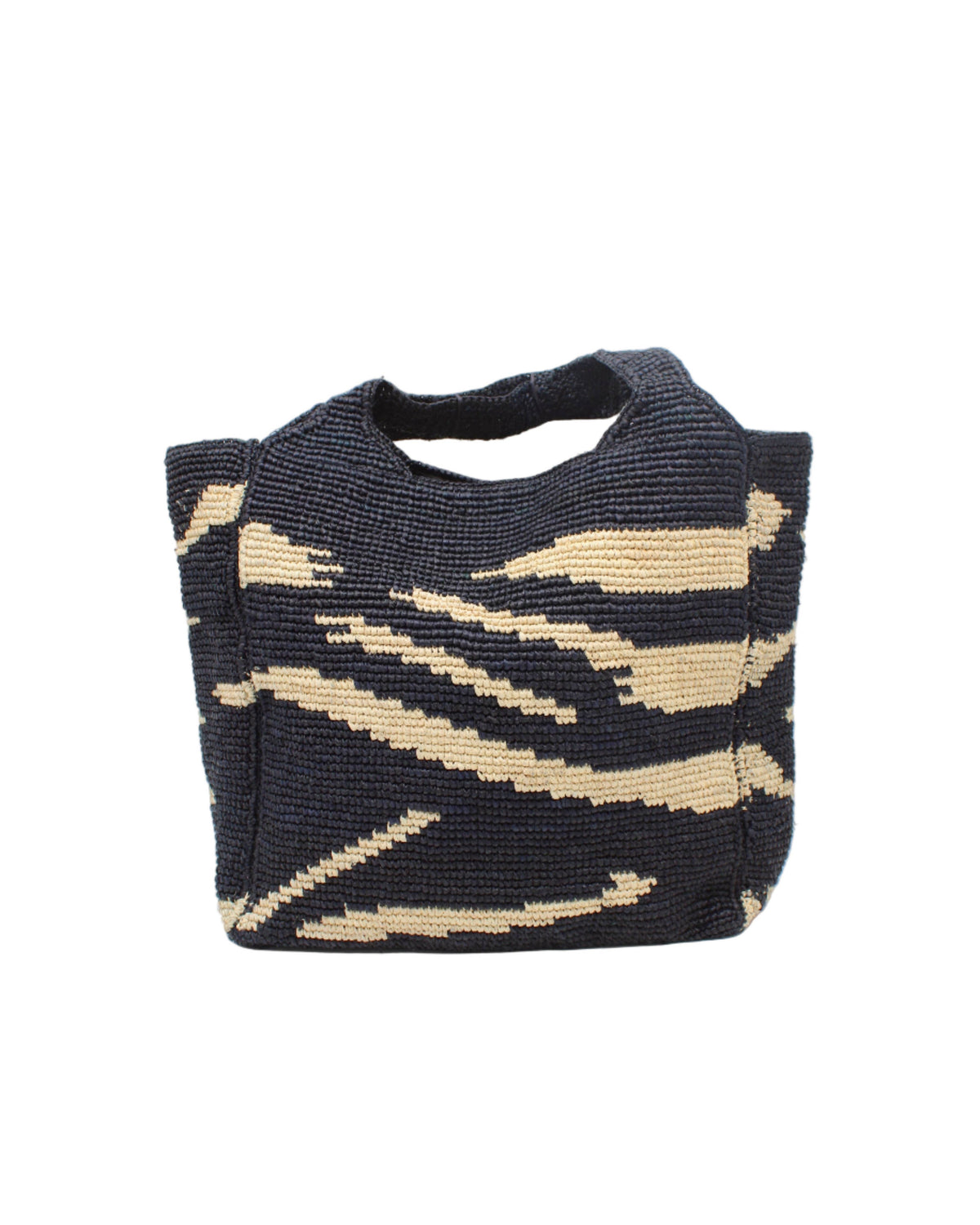Mamie XL Raffia Crochet Straw Basket Handbag Tote