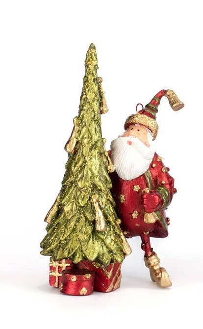 5.5" Tree Decorator Santa Ornament/Tabletop