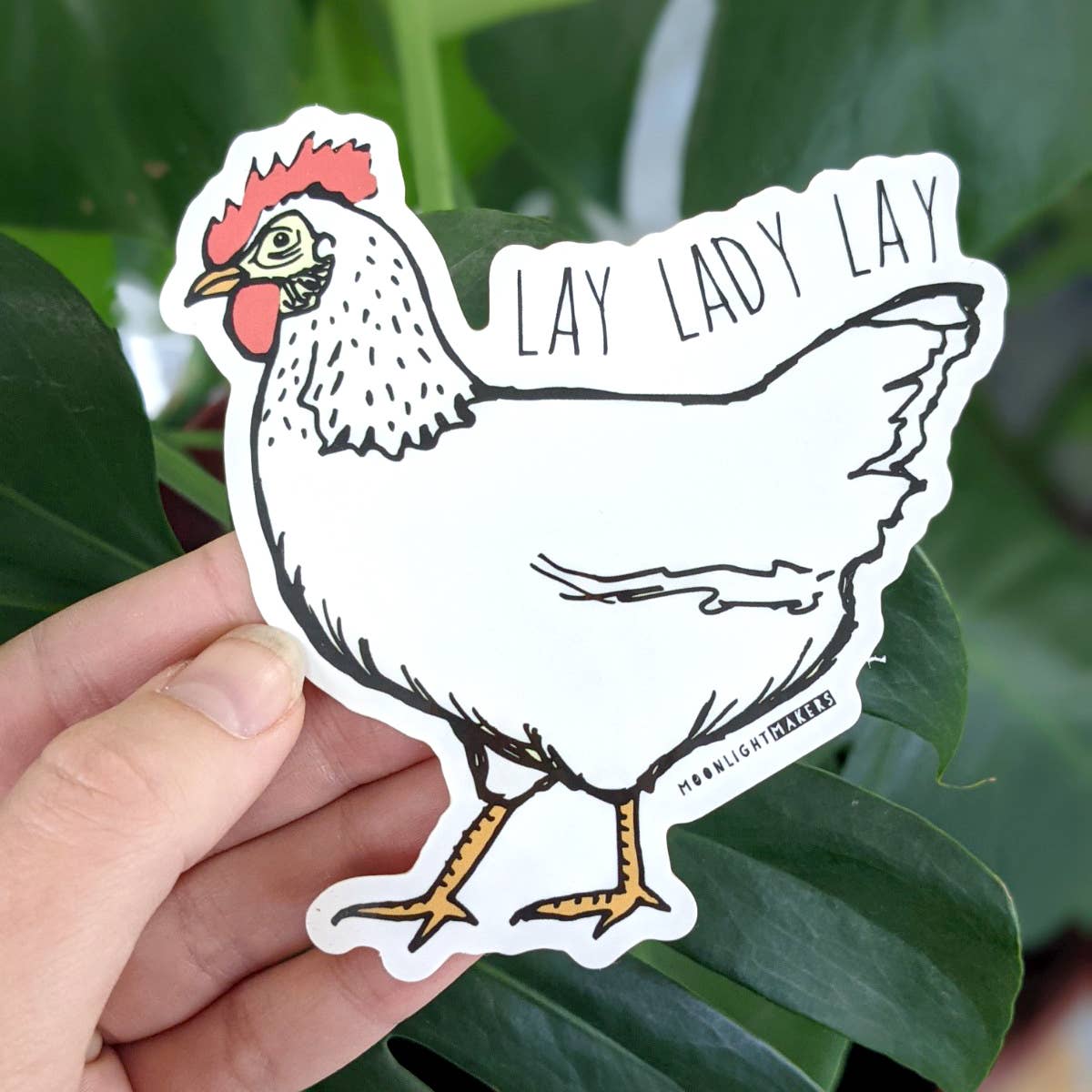 Lay Lady Lay - Die Cut Stickers -