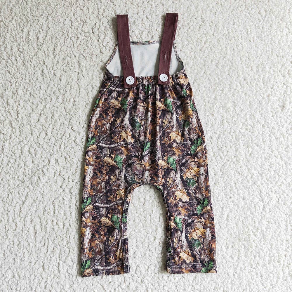 baby boys camo deer jumpsuits overalls: 3-6M